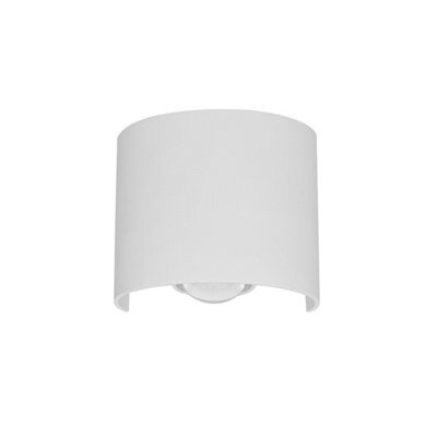 Luminosa Lighting Luminosa Ortelo Outdoor Up Down Wall Lamp White 3000K Warm White 2Xled Ip54 - image 1