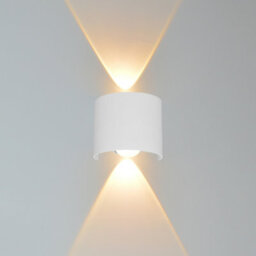 Luminosa Lighting Luminosa Ortelo Outdoor Up Down Wall Lamp White 3000K Warm White 2Xled Ip54 - thumbnail 2