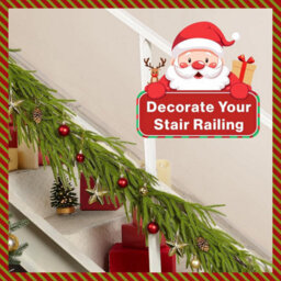Vivo 6Ft Christmas Norfolk Pine Garland Artificial Green Decoration Mantle Stairs - thumbnail 6