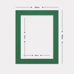 Ak Frames 50X40Cm Emerald Picture Mounts To Fit 40X30Cm Aperture Size - Mount Board Only (No Frame Included) - thumbnail 3
