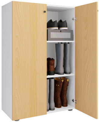 Vcm Wood Shoe Cabinet Shoe Rack Lona 3 - image 1