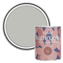 Rust-Oleum Flint Satin Bathroom Wood & Cabinet Paint 750Ml - thumbnail 1