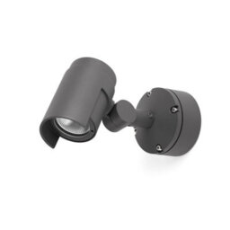 Luminosa Lighting Luminosa Foc Led Outdoor Wall Light Dark Grey Ip65 - thumbnail 1