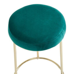 Orsina Manhattan Green Velvet Bar Stool - thumbnail 9