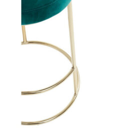Orsina Manhattan Green Velvet Bar Stool - thumbnail 8