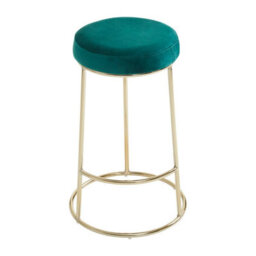 Orsina Manhattan Green Velvet Bar Stool - thumbnail 2