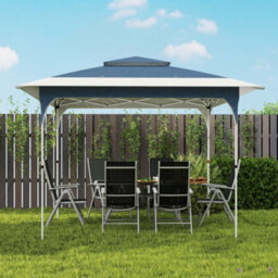 Outsunny 3.5 X 3.5 M Pop Up Gazebo, Upf50+ One-Push Party Tent, Blue - thumbnail 9