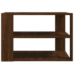 Berkfield Coffee Table Brown Oak 59.5X59.5X40 Cm Engineered Wood - thumbnail 5