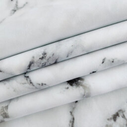 Neel Blue Marble Shower Curtain, Grey & White Polyester Bathroom Curtain With 12 Hooks - 180X200Cm - thumbnail 4