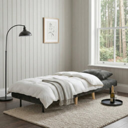 Aurora - Single Sofa Bed Chair In Premium Fabric- 1 Seater - thumbnail 2