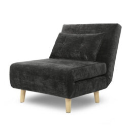 Aurora - Single Sofa Bed Chair In Premium Fabric- 1 Seater - thumbnail 4