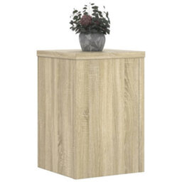 Walplus Plant Stands 2 Pcs Sonoma Oak 25X25X35 Cm Engineered Wood - thumbnail 3