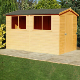 Shire Lewis Handmade Garden Shed Approx 12 X 8 Feet - thumbnail 1