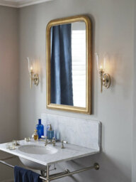 Elegant Ip44 Wall Light With Clear Glass Shade And Polished Brass Finish - Led G9 3.5W Included - thumbnail 2