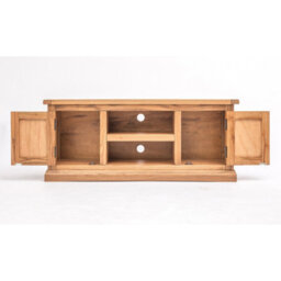 Cabinet Bits Salerno Light Wood 2 Door Tv Cabinet Wood Knob - thumbnail 4