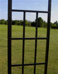 Hipped Roof Metal Gazebo With Showerproof Sunshade Canopy, Side Curtains And Trellis Panels, 3.0X3.0M, Grey - thumbnail 3