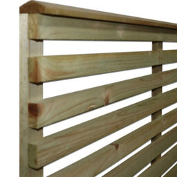 Premier Garden Supplies Premier Vogue Wooden Trellis Panel 6Ft X 2Ft (3 Pack) Horizontal Slatted Decorative Fencing Topper For Climbing Plant Support - thumbnail 7