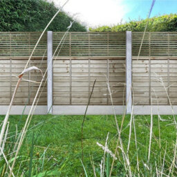 Premier Garden Supplies Premier Vogue Wooden Trellis Panel 6Ft X 2Ft (3 Pack) Horizontal Slatted Decorative Fencing Topper For Climbing Plant Support - thumbnail 6