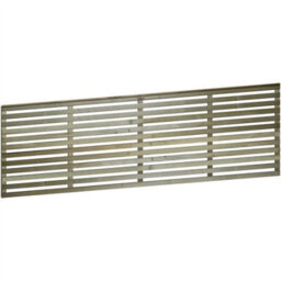 Premier Garden Supplies Premier Vogue Wooden Trellis Panel 6Ft X 2Ft (3 Pack) Horizontal Slatted Decorative Fencing Topper For Climbing Plant Support - thumbnail 3