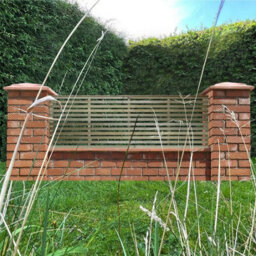 Premier Garden Supplies Premier Vogue Wooden Trellis Panel 6Ft X 2Ft (3 Pack) Horizontal Slatted Decorative Fencing Topper For Climbing Plant Support - thumbnail 4