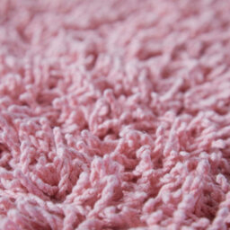 Pink Tumble-Twist Cotton Bath Mat And Pedestal Mat Set, 100% Cotton, 2 Piece, 80X50Cm And 50X40Cm - thumbnail 2