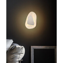 Luminosa Lighting Luminosa Dorsey Integrated Led Wall Lamp Nickel Matt Clear Glass Shade Led 3000K - thumbnail 7