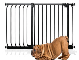 Bettacare Elite Pressure Dog Gate, 98Cm -107Cm, Matt Black, Pressure Fit Pet Gate For Dog And Puppy - thumbnail 1