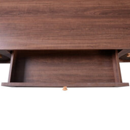 Abrihome Natural Walnut Color Blend Tv Board With Doors And Drawers, Tv Stand With Rattan Drawers, Natural Country House Style - thumbnail 2