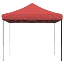 Walplus Foldable Party Tent Garden Gazebo Canopy Pop-Up Burgundy 292X292X315 Cm - thumbnail 3