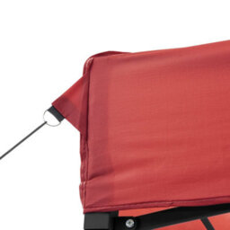 Walplus Foldable Party Tent Garden Gazebo Canopy Pop-Up Burgundy 292X292X315 Cm - thumbnail 7