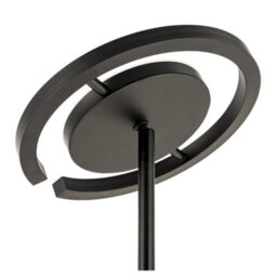 Happy Homewares Rgb And Cct Modern Led Floor Lamp In Matte Black With Remote Control - thumbnail 4