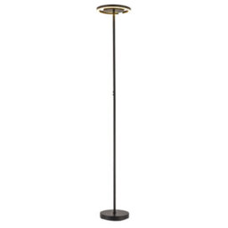 Happy Homewares Rgb And Cct Modern Led Floor Lamp In Matte Black With Remote Control - thumbnail 2