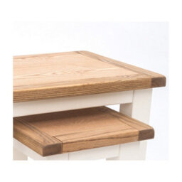 Cabinet Bits Lovere Off White Set Of 2 Nest Of Tables - thumbnail 4