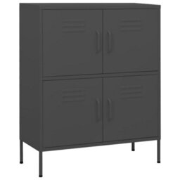 Vidaxl Storage Cabinet Anthracite 80X35X101.5 Cm Steel - thumbnail 2