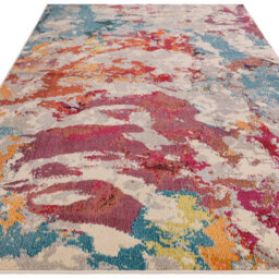 Multicolour Modern Abstract 9mm Thick Stain-Resistant Rug For Bedroom, & Dining Room, Easy To Clean Rug-160Cm X 230Cm - thumbnail 2
