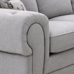 SC FURNITURE LIMITED Grey Fabric Corner Sofa 1C2 Full Back Cushions Milo - thumbnail 3
