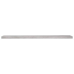Berkfield Floating Wall Shelves 4 Pcs Concrete Grey 120X23.5X3.8 Cm Mdf - thumbnail 5