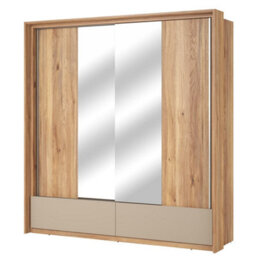 Arte Elegant Oak Mauvella & Congo Impressio 63 Sliding Door Wardrobe W2090mm H2190mm D630mm - Spacious Storage, Modern Design - thumbnail 1