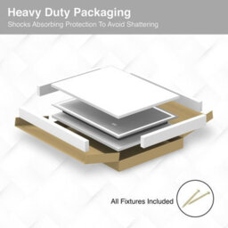 Belofay 1000 X 600mm Led Illuminated Bathroom Mirror With Touch Sensor, Wall Mounted, Cool White Light - thumbnail 6
