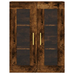 Berkfield Wall Mounted Cabinet Smoked Oak 69.5X34X90 Cm - thumbnail 7