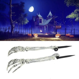 Halloween Skeleton Arm Garden Stakes  Graveyard Lawn & Outdoor Decoration - thumbnail 3