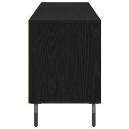 Berkfield Tv Cabinet Black Oak 150X30X44,5 Cm Engineered Wood - thumbnail 8