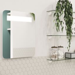 Cooke & Lewis Colwell Rectangular Wall-Mounted Bathroom Illuminated Modern Bathroom Mirror (H)50Cm (W)40Cm - thumbnail 3