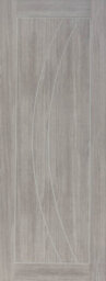 "Xl Joinery Internal Laminate White Grey Salerno Door - 1981 X 686 X 35mm (27"")" - thumbnail 2
