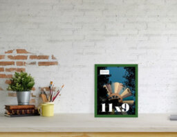 11X9 Green Picture Frame (27.9 X 22.9Cm) Poster, Photo, Artwork, Gallery Wall Or Print - thumbnail 2