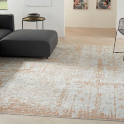 Blue Handmade Luxurious Modern Wool Abstract Rug For Bedroom & Living Room-61Cm X 91Cm - thumbnail 2