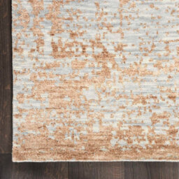 Blue Handmade Luxurious Modern Wool Abstract Rug For Bedroom & Living Room-61Cm X 91Cm - thumbnail 5