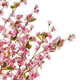 Beliani Artificial Plant Cherry Tree 152 Cm Pink - thumbnail 4