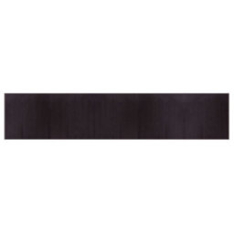 Berkfield Rug Rectangular Dark Brown100X1000 Cm Bamboo - thumbnail 2