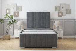 "Sloomy Radcliffe Armour Coniston Bed Frame With Mattress With 50"" Upholstered Headboard 2'6 Small Single" - thumbnail 1